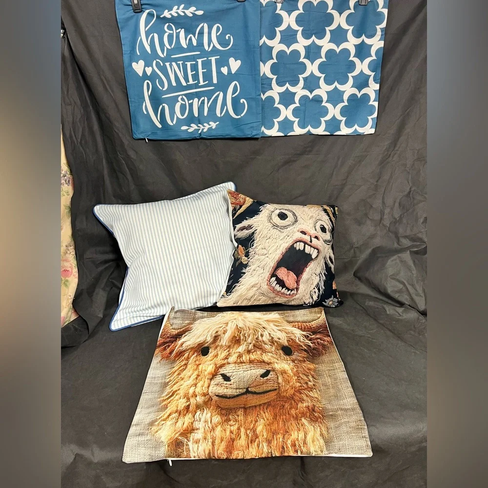 Throw pillows & covers